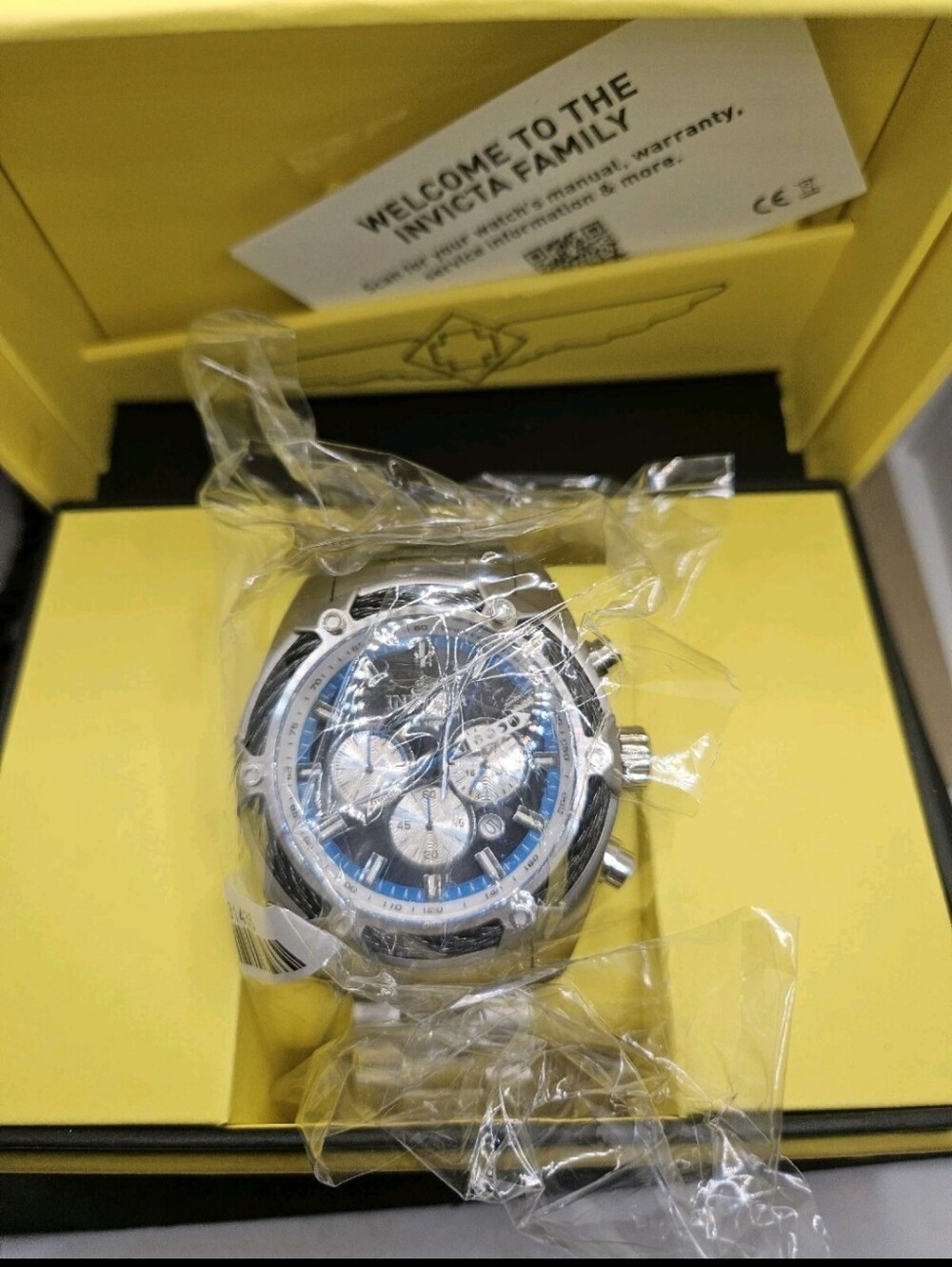 Invicta Bolt (31436) Mens Watch 52mm Case Stainless Steel Bracelete Band